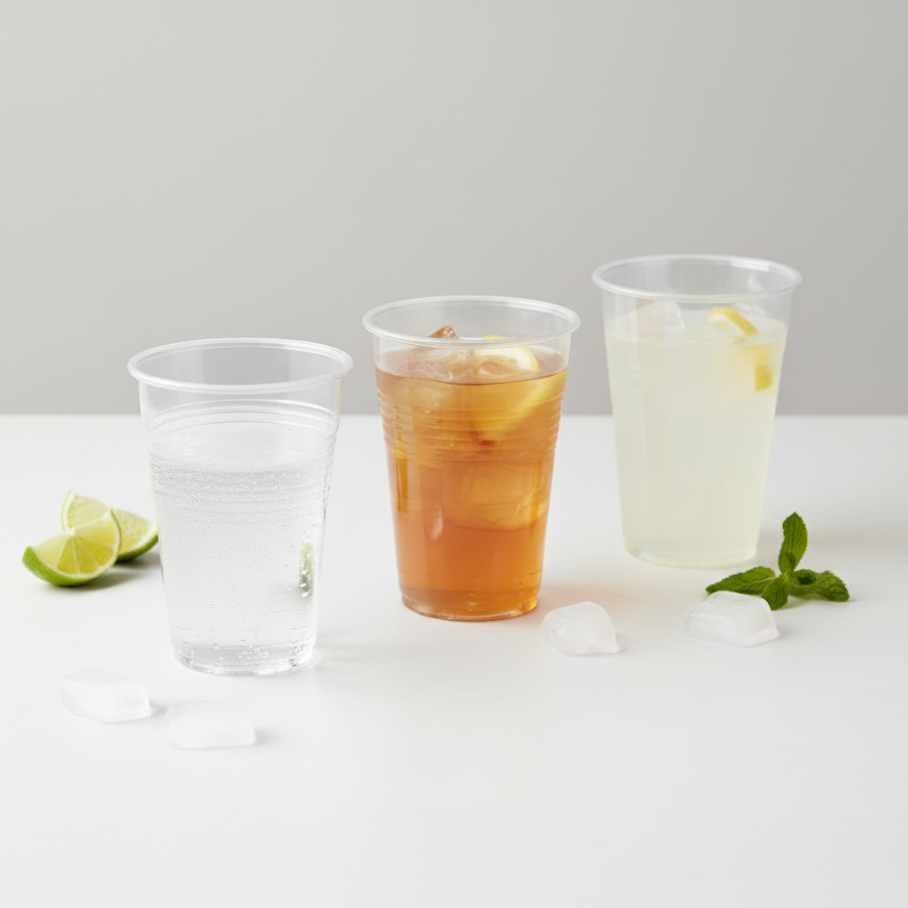 20pk Plastic Beer Cups 285ml