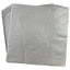 Metallic Silver Dinner Napkins 2ply 40x40cm 50pk