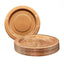 Rose Gold Plastic Lunch Plates 180mm 20pk