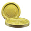 Gold Plastic Dinner Plates 230mm 20pk