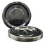 Black Plastic Dinner Plates 230mm 20pk