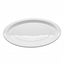 20pk White Plastic Reusable Oval Plates 315x245mm
