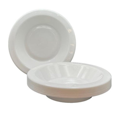White Plastic Bowls 20pk