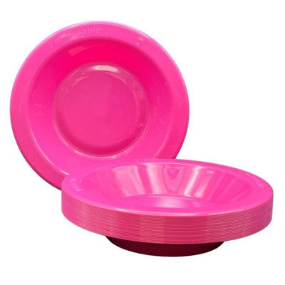 Magenta Plastic Bowls 20pk