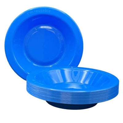 Royal Blue Plastic Bowls 20pk