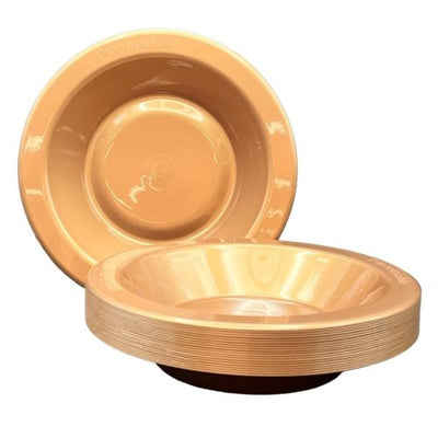 Rose Gold Plastic Bowls 20pk
