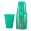 Green Plastic Cups 285ml 20pk