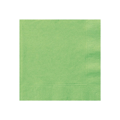 Lime Green Lunch Napkins 33x33cm 16pk