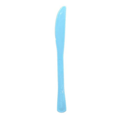 Light Blue Plastic Knives 20pk
