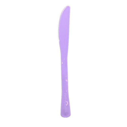 Lavender Plastic Knives 20pk