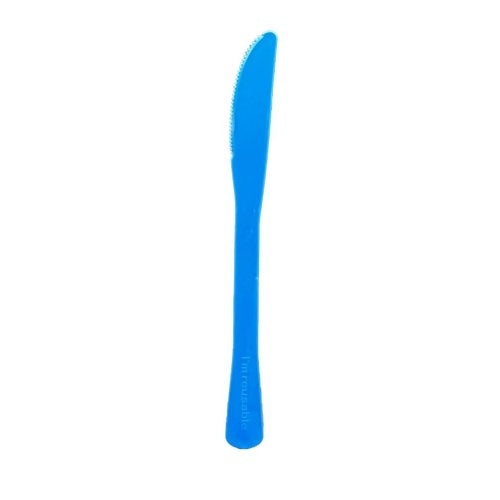 Royal Blue Plastic Knives 20pk