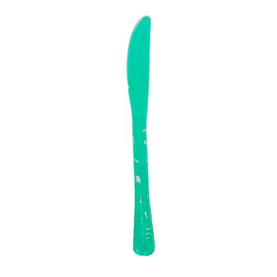 Green Plastic Knives 20pk