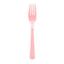 Light Pink Plastic Forks 20pk