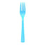 Light Blue Plastic Forks 20pk