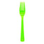Lime Plastic Forks 20pk
