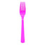 Magenta Plastic Forks 20pk
