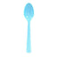 Light Blue Plastic Spoons 20pk