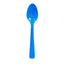 Royal Blue Plastic Spoons 20pk