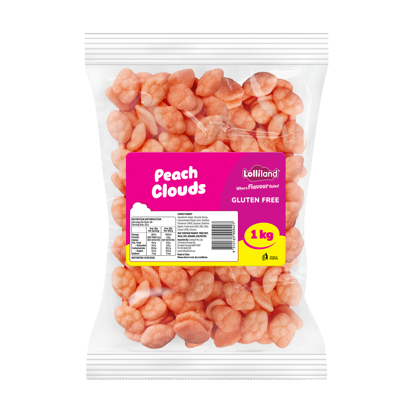Pink Clouds - Peach 1kg