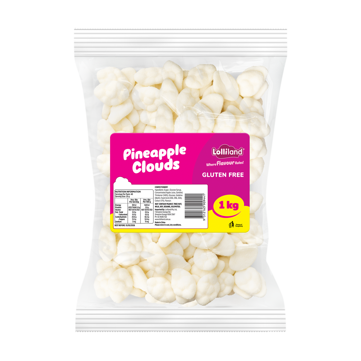 White Clouds - Pineapple 1kg