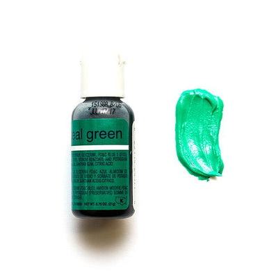 Chefmaster Teal Green Liqua-Gel Food Colouring 0.70oz