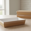 3pk Medium Brown Grazing Box with Clear PET lid (366x255x80mm)