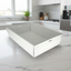 3pk Medium White Grazing Box with Clear PET lid (366x255x80mm)