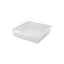 3pk Small Square White Grazing Box with Clear PET lid (180x180x80mm)