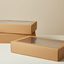3pk Large Kraft Grazing Box with Window Lid (560x255x80mm)