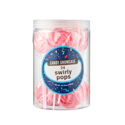 Pink Swirly Pops 24pk 288g