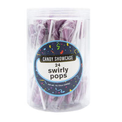 Puple Swirly Pops 24pk 288g