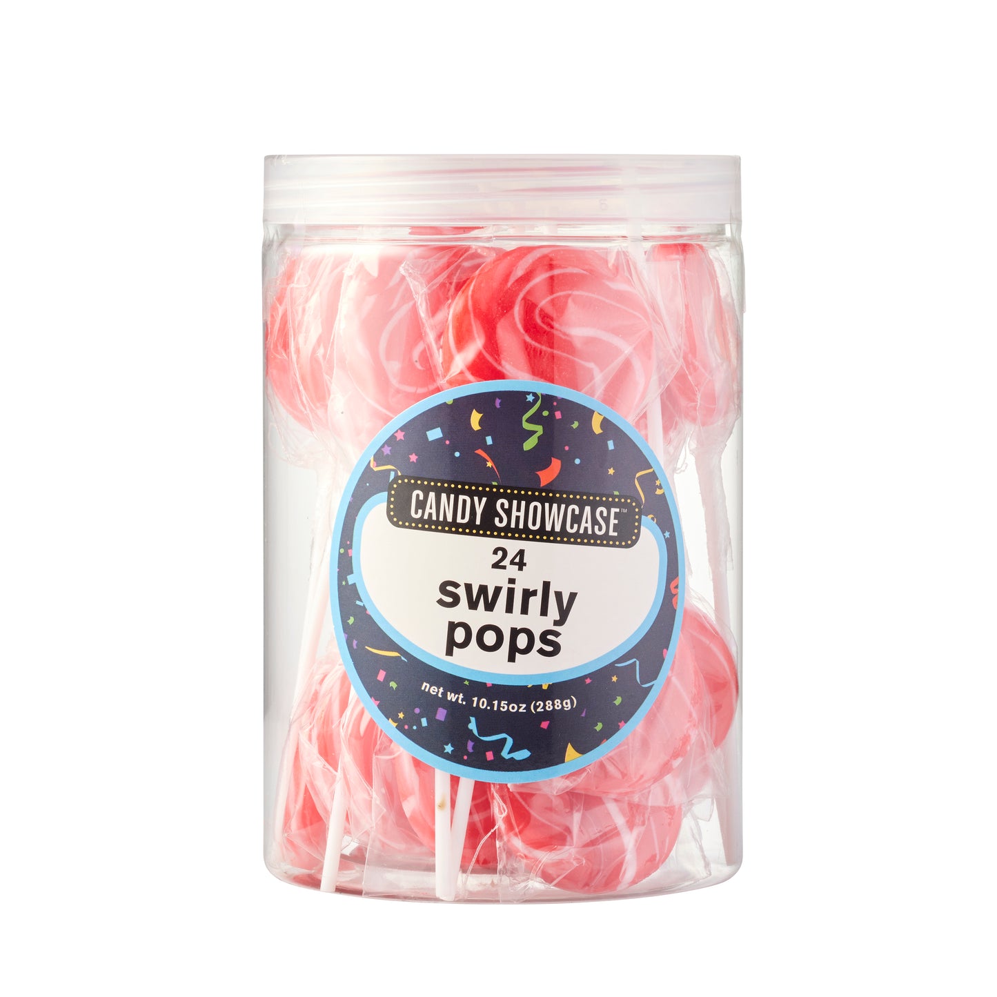 Red Swirly Pops 24pk 288g