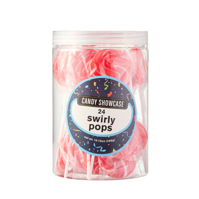 Red Swirly Pops 24pk 288g
