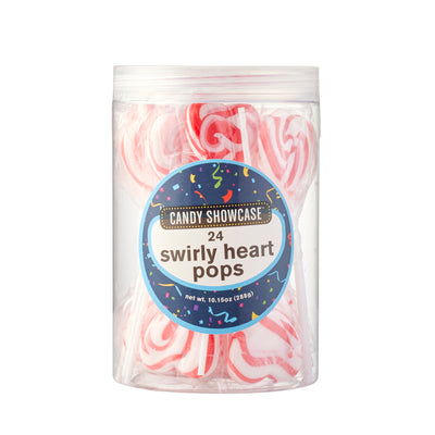 Red Swirl Heart Pop 24pk 288g