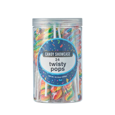 Rainbow Twisty Pops 24pk 288g