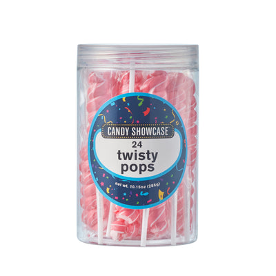 Pink Twisty Pops 24pk 288g