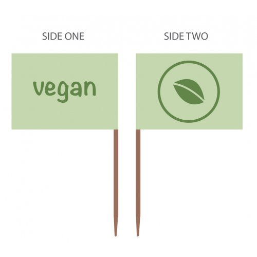 500pk Vegan Wooden Pick Foodmarker