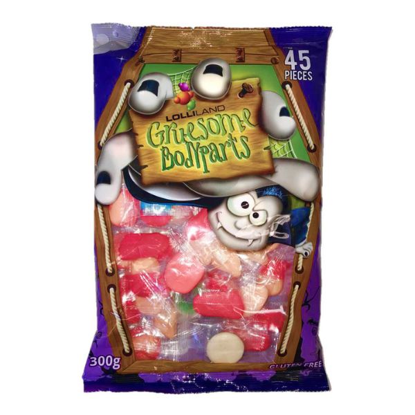 Gummi Body Parts Coffin 300g