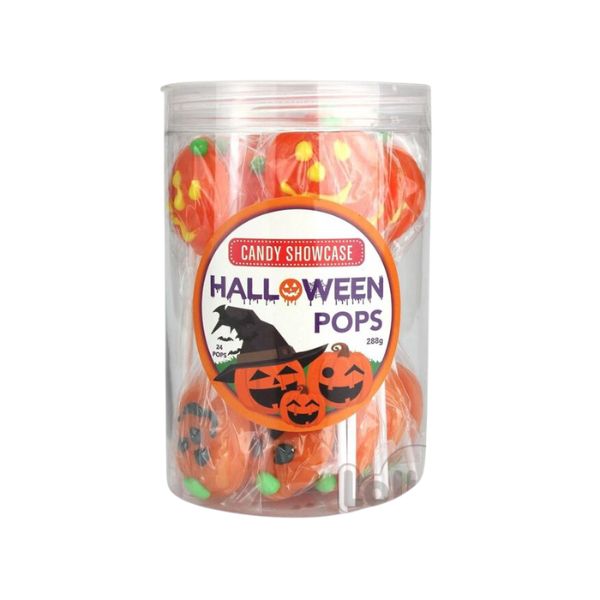 24pcs Halloween Pumpkin Pops 288g