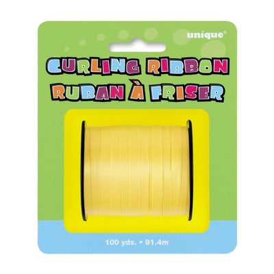 Yellow Foil Curling Ribbon 91.4m