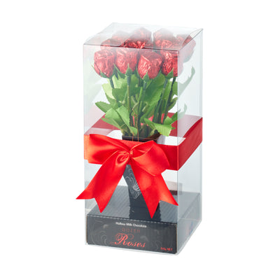 Milk Chocolate Red Roses (Box of 12)