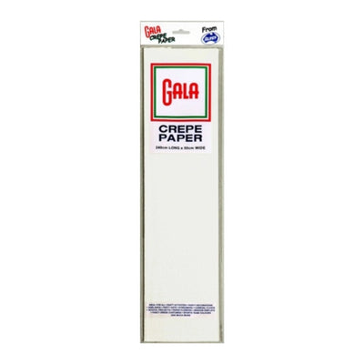 White Crepe Gala Paper 240x50cm
