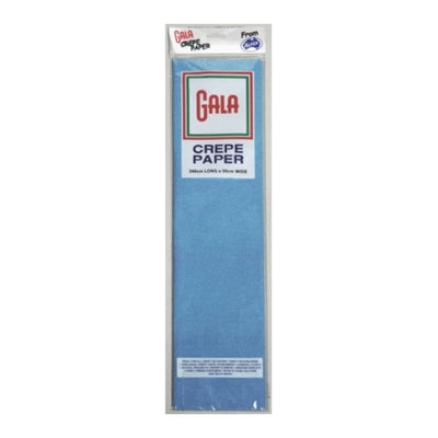 Sky Blue Crepe Gala Paper 240x50cm