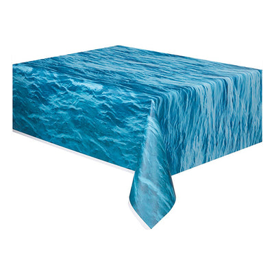 Ocean Waves Plastic Tablecover 137x274cm