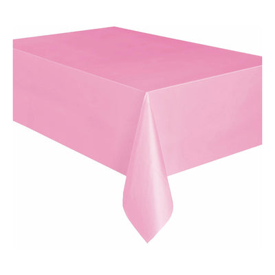 Lovely Pink Plastic Rectangle Tablecover 137x274cm