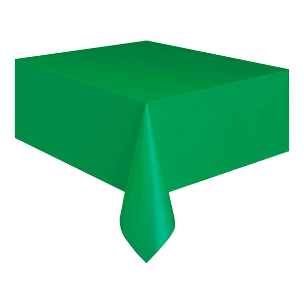 Emerald Green Plastic Rectangle Tablecover 137x274cm