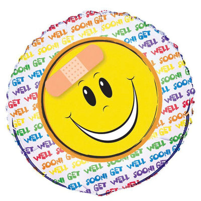 Get Well Smile 45cm Foil Balloon (18in)