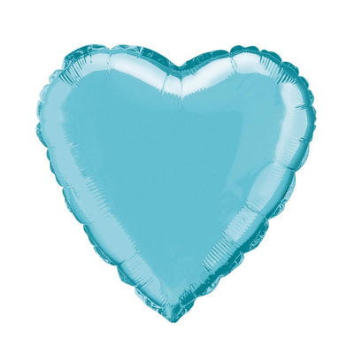 Baby Blue Heart 45cm Foil Balloon (18in)