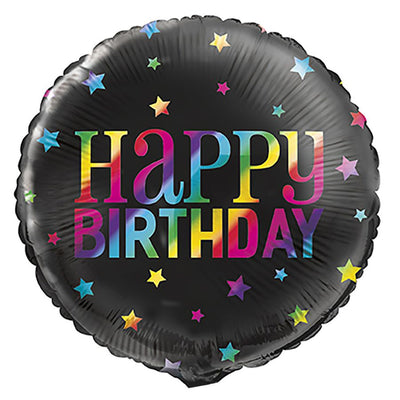 Rainbow Happy Birthday 45cm Foil Balloon (18in)