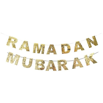 Ramadan Mubarak Tinsel Bunting